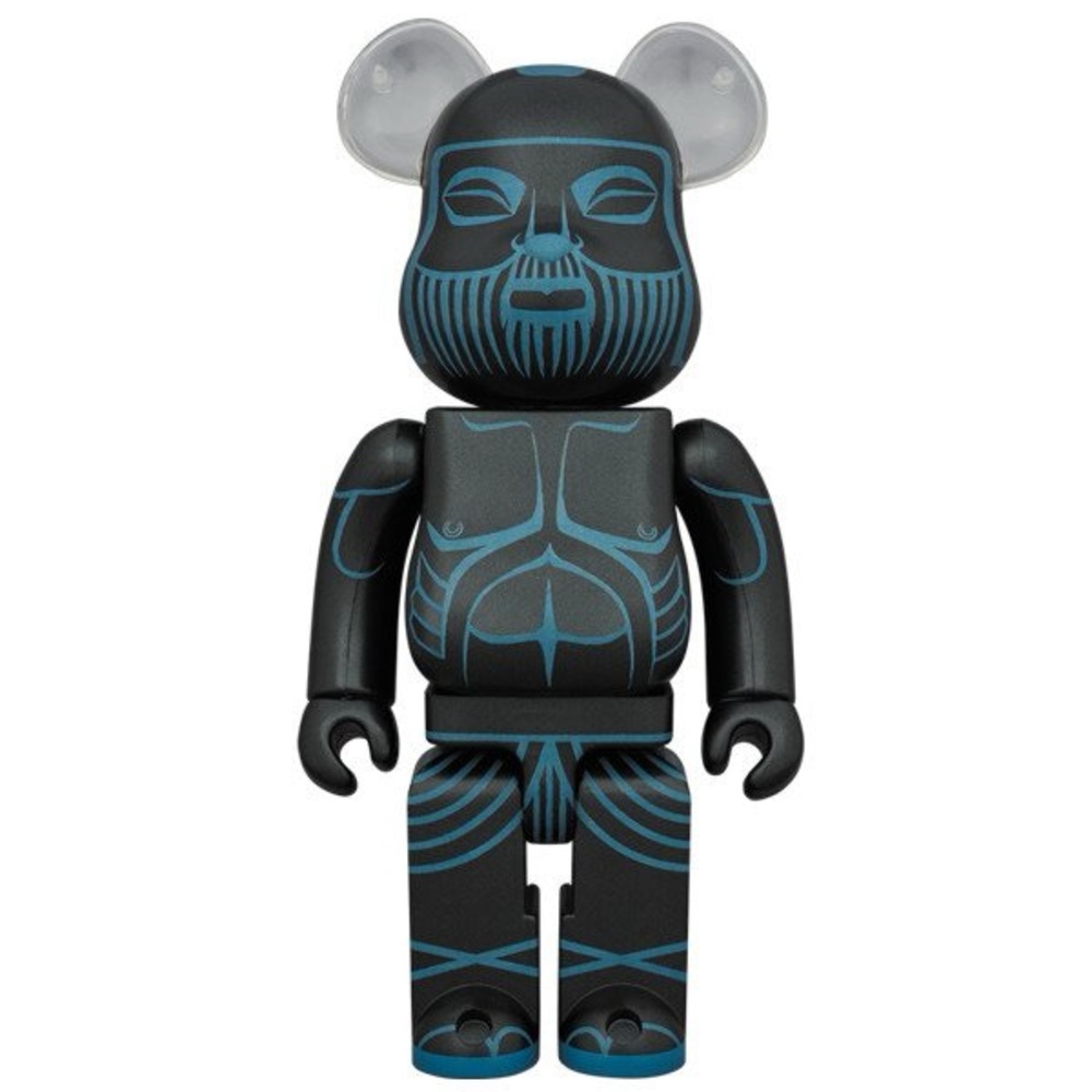 Medicom Bearbrick Series 35 Blue Tribal Mask 100%